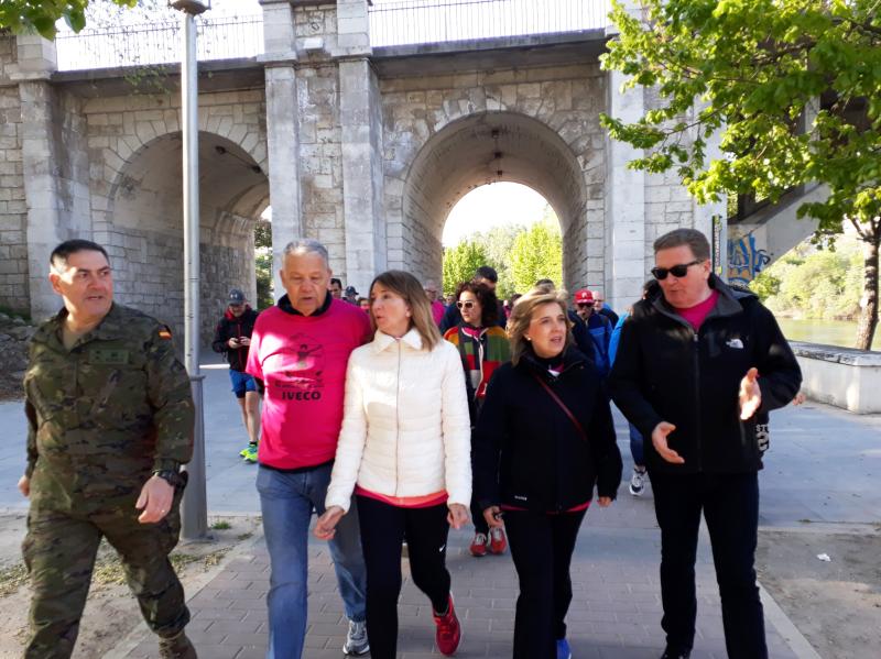 La delegada del Gobierno en Castilla y León apoya con su participación en la 41 Marcha Asprona, “una iniciativa que combina actividades tan importantes como el deporte, la salud y la inserción social”