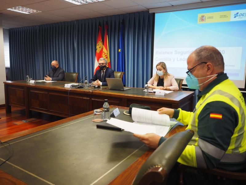 Los accidentes de tráfico se cobran la vida de 89 personas durante el año pasado en Castilla y León