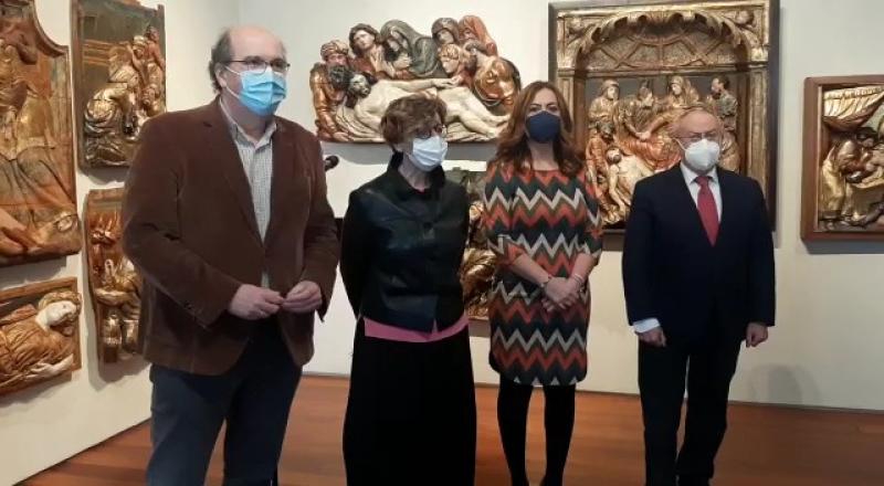 Virginia Barcones agradece su gestión en nombre del Gobierno de España a la directora del Museo Nacional de Escultura de Valladolid, que cierra en pocos días una trayectoria de 13 años al frente del conjunto museístico