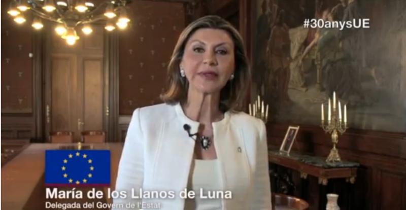 La delegada del Gobierno participa en el vídeo conmemorativo ‘Día de Europa: 30 testimonios para 30 años en la UE’