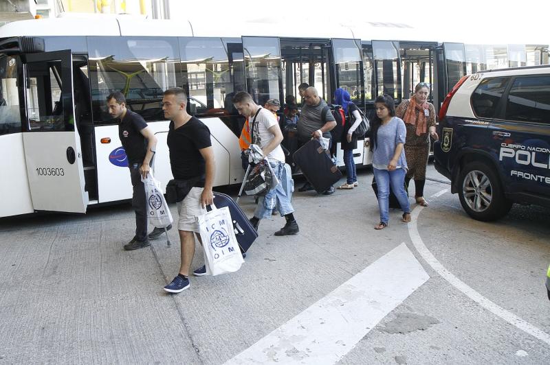 Esta mañana han llegado 37 refugiados procedentes de Grecia para su reubicación en España