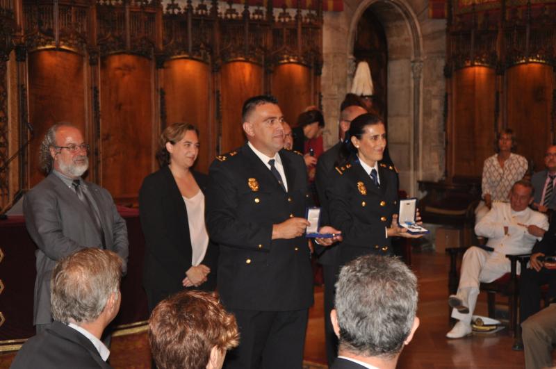 Entrega de las medallas al mérito de la Guardia Urbana 