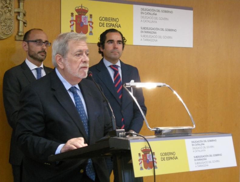 El secretario de Estado de Administraciones Públicas ha visitado las obras de mejora de la fachada de la Subdelegación del Gobierno en Tarragona