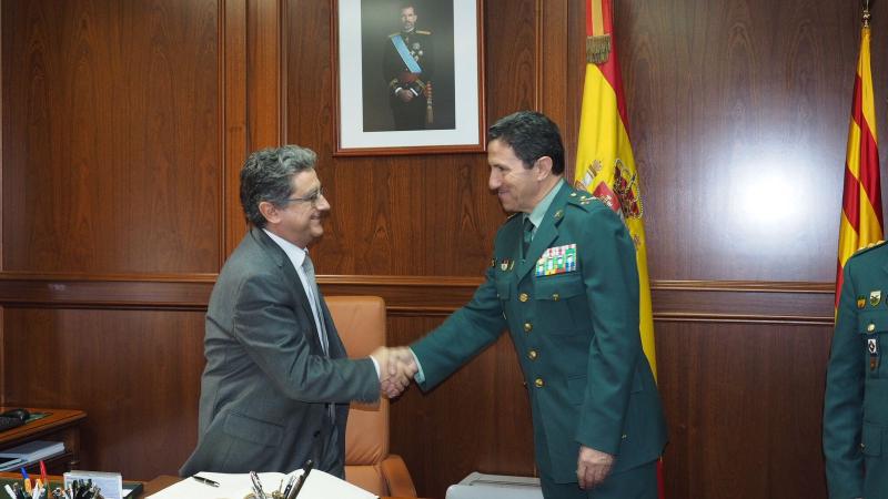 Enric Millo destaca “el rigor i la gran professionalitat” amb què treballa la Guàrdia Civil al servei dels catalans 
