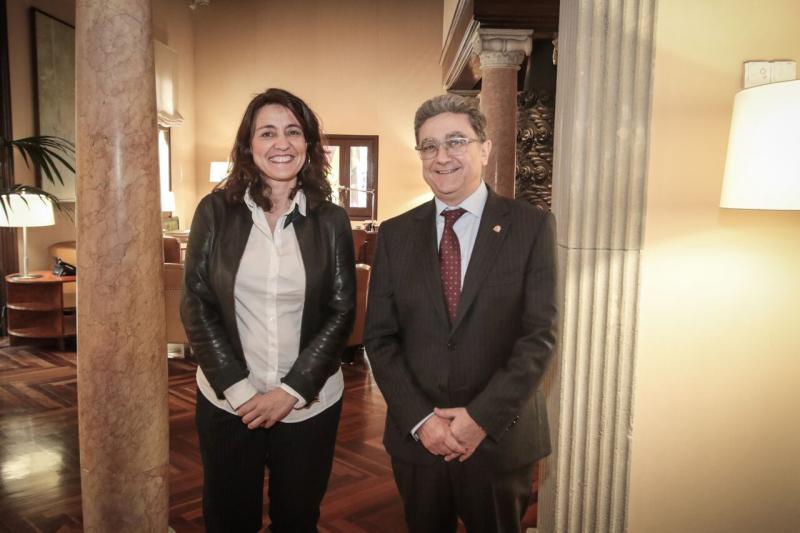 Enric Millo traslada a la presidenta de la Diputación de Barcelona la necesidad de mantener la colaboración institucional