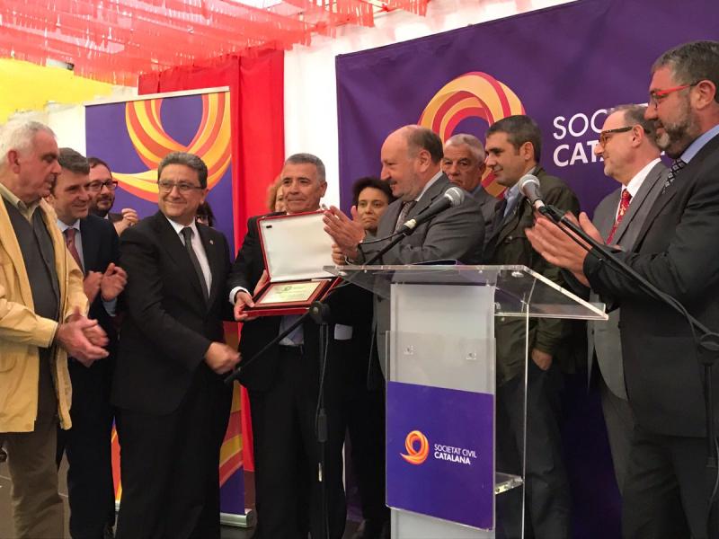 El delegado del Gobierno asiste a la entrega del "Premio a la Convivencia" que SCC ha concedido a la Asociación Catalana de Víctimas de Organizaciones Terroristas