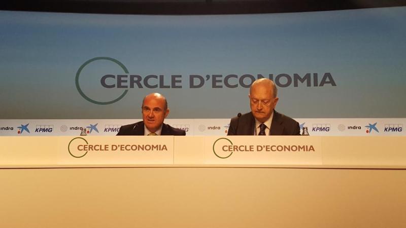El ministro de Economía, Industria y Competitividad participa en las jornadas del Círculo de Economía en Sitges