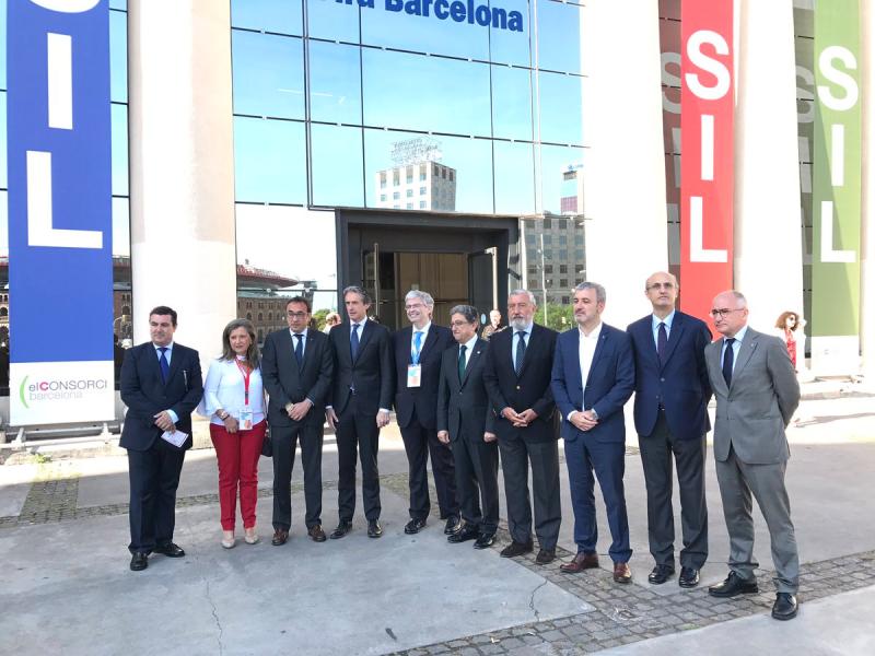 El ministro de Fomento reafirma el compromiso del Gobierno con el Corredor Mediterráneo durante la inauguración del SIL