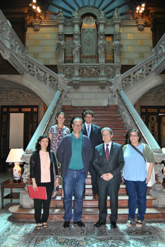 Renovación del convenio entre la Delegación del Gobierno y la Fundació Antoni Tàpies para organizar visitas guiadas en el Palau Montaner