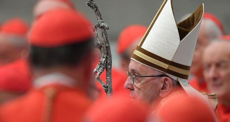 Enric Millo asiste al Consistorio Cardenalicio en el curso del cual el Papa Francisco ha creado cardenal al arzobispo de Barcelona, Juan José Omella