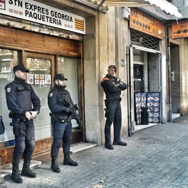 Operativo de la Policía Nacional y de los Mossos d'Esquadra contra la mafia georgiana y el blanqueo de capitales