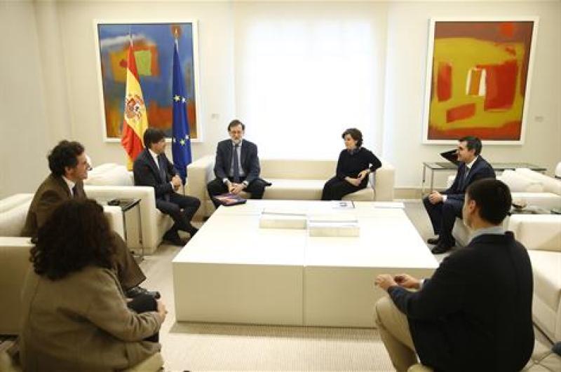 Mariano Rajoy recibe a dirigentes de Societat Civil Catalana