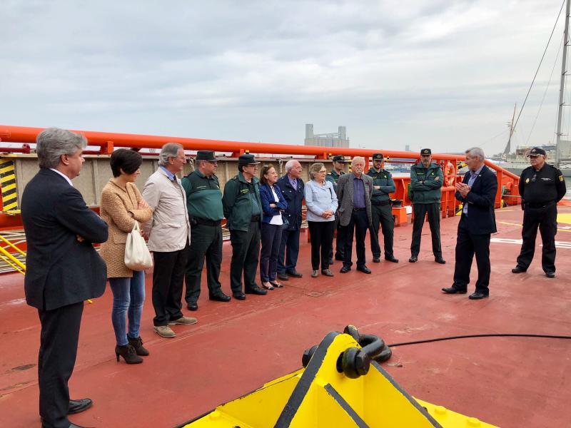 La Subdelegación del Gobierno en Tarragona acoge una conferencia sobre la actividad de Salvamento Marítimo en  la costa tarraconense