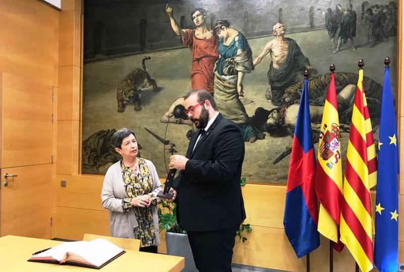 Visita institucional de la delegada del Govern a Mataró