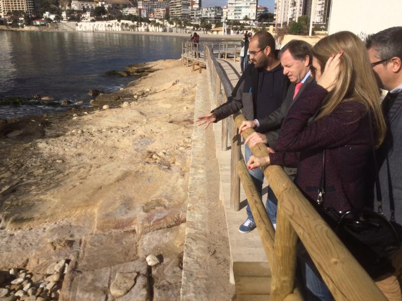 Moragues destaca que la recuperación de los restos arqueológicos de una de las villas romanas más importantes de Alicante contribuye a potenciar la excelencia turística 
