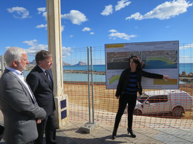 Moragues: “La rehabilitación de la fachada costera de Altea con más de 4,6M€ es nuestra inversión estrella en las costas de Alicante” 