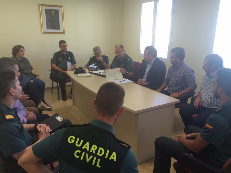 El subdelegado del Gobierno en Castellón preside la junta comarcal de seguridad celebrada en La Torre d’en Doménec