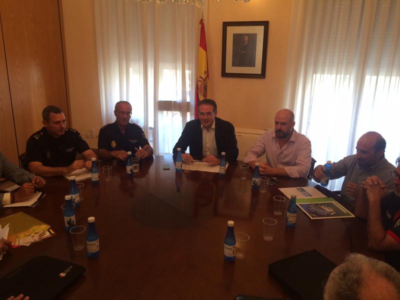 El subdelegado del Gobierno en Castellón preside la reunión de seguridad preparatoria del encuentro España-San Marino
