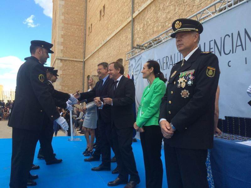El delegado de Gobierno asiste al Día de la Policía de la Generalitat Valenciana
