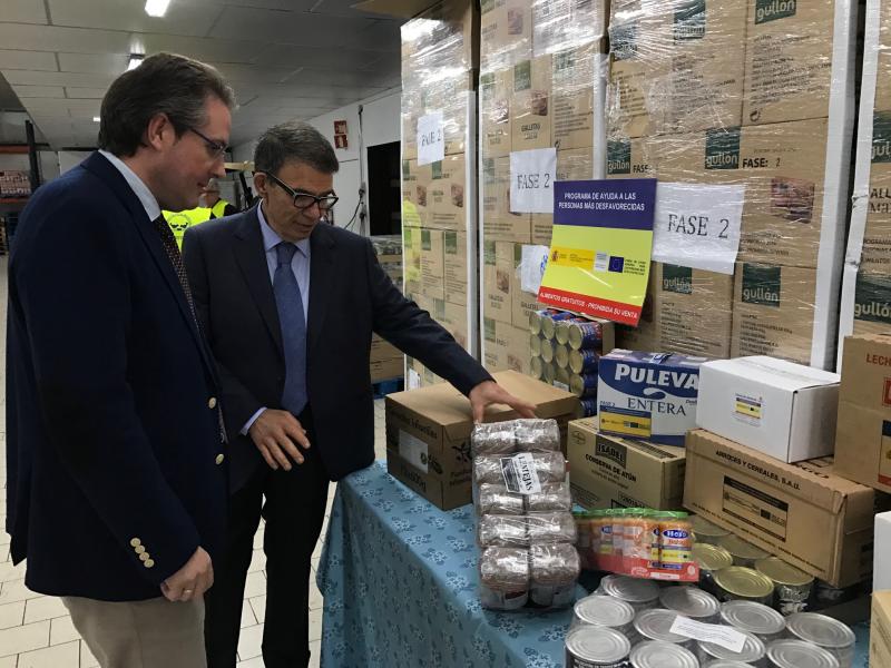 Castellón recibe más de 400.000kg de alimentos en la segunda fase del Programa de Ayuda Alimentaria 