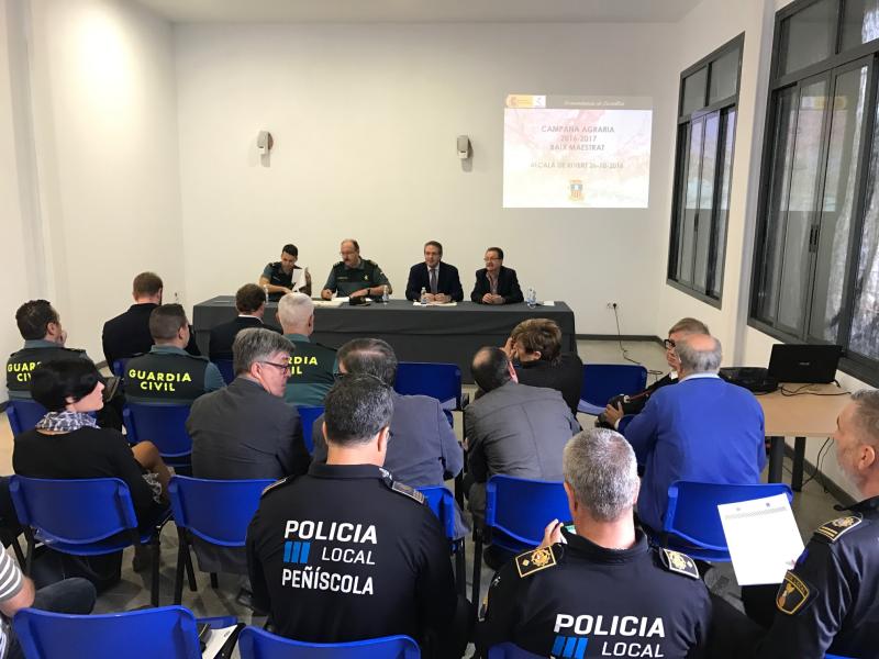 Descienden un 28% las infracciones penales en el ámbito agrario en la comarca del Baix Maestrat