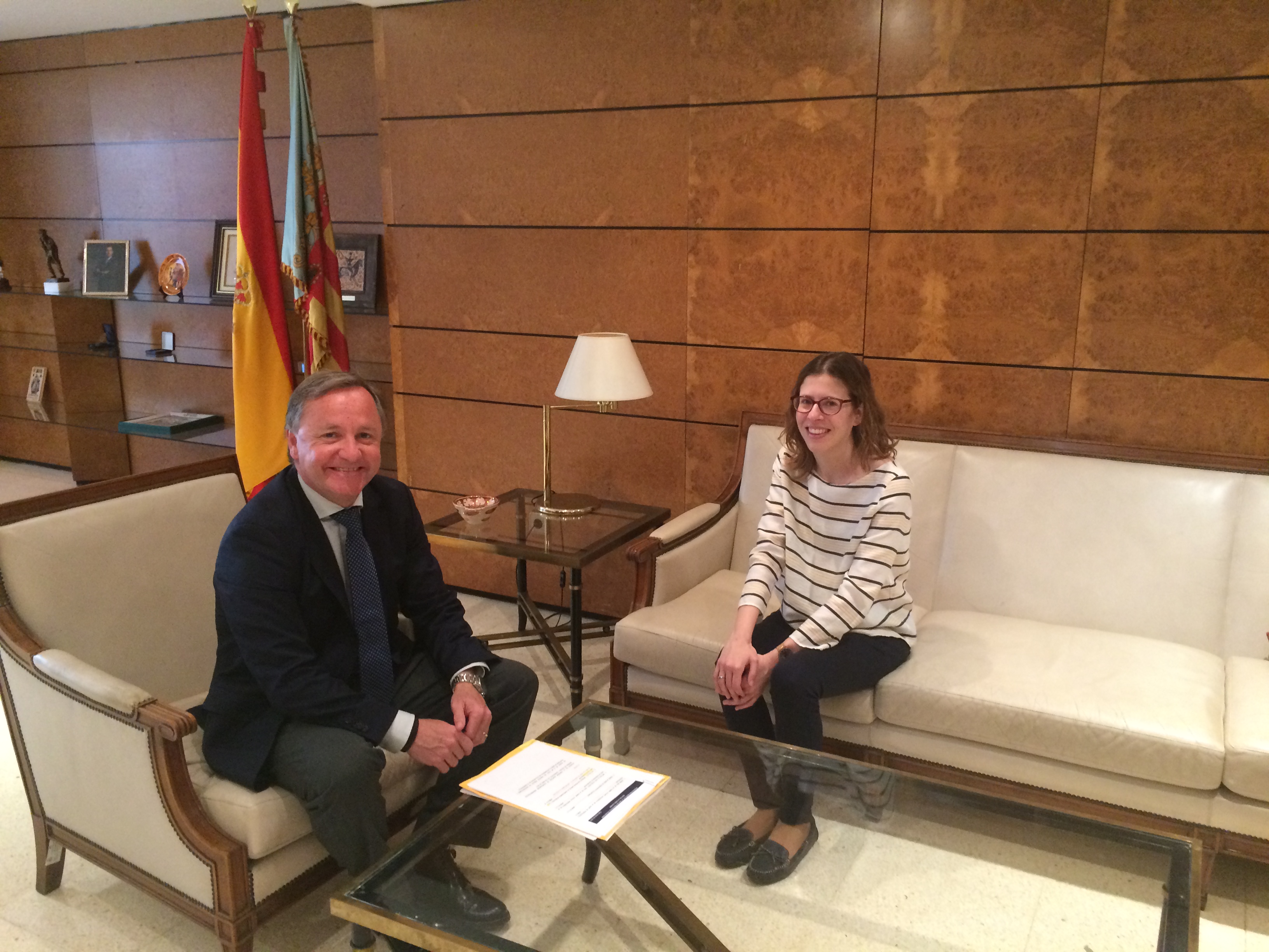 Reunión con la Unió de Periodistes Valencians