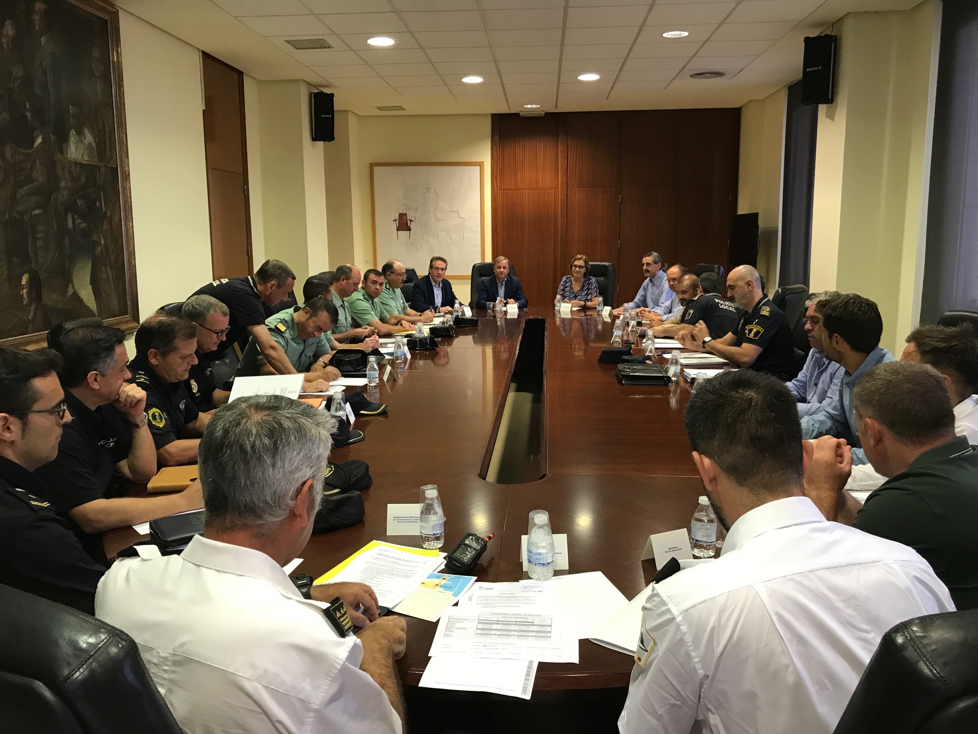 Delegación de Gobierno moviliza a más de  900 efectivos entre Guardia Civil y Policía Nacional para garantizar la seguridad en el Arenal Sound 