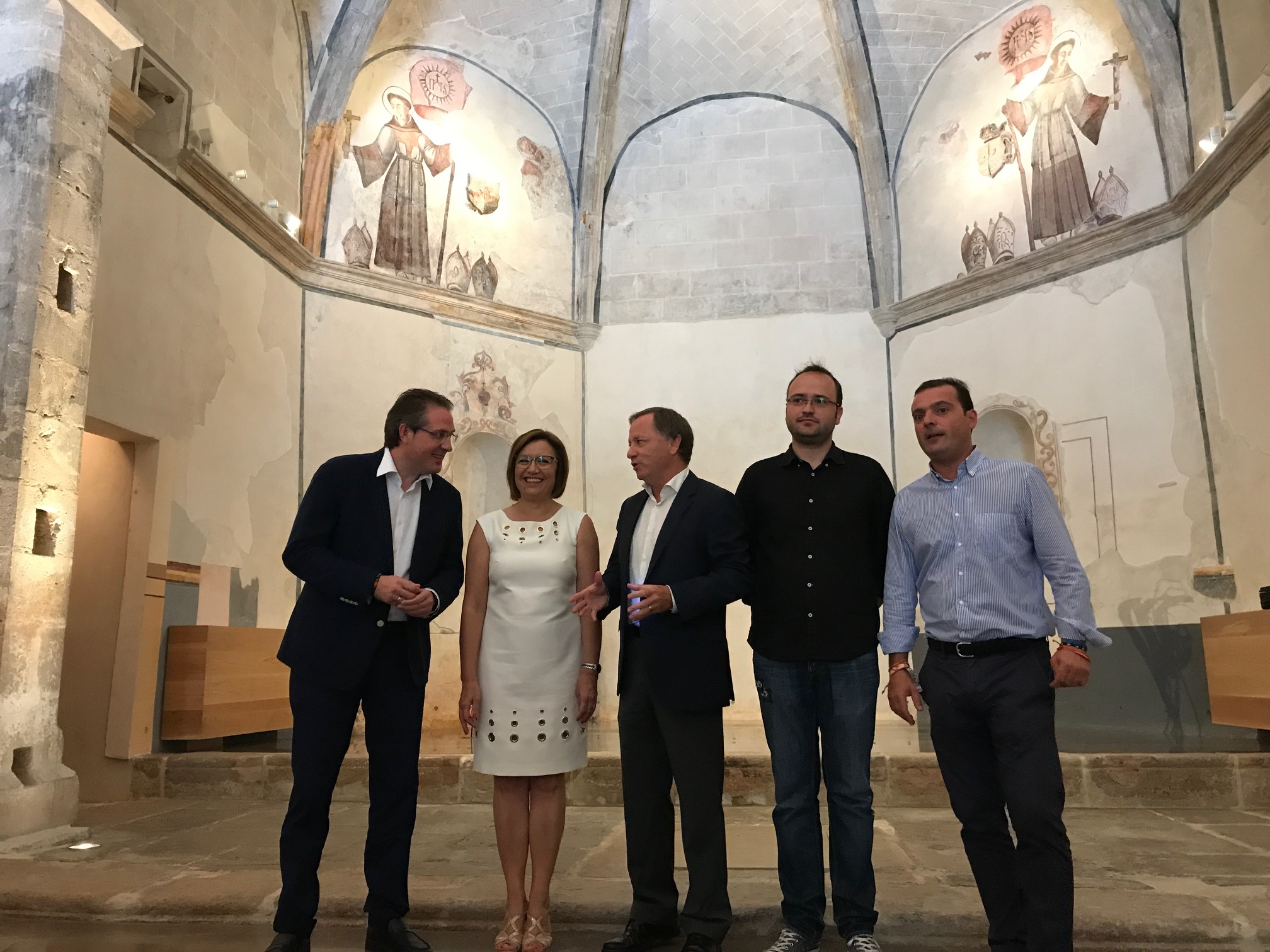 La capilla del antiguo Convento de San Francisco de Benicarló recupera el esplendor del s.XVIII tras una inversión  de cerca de 402.000 euros