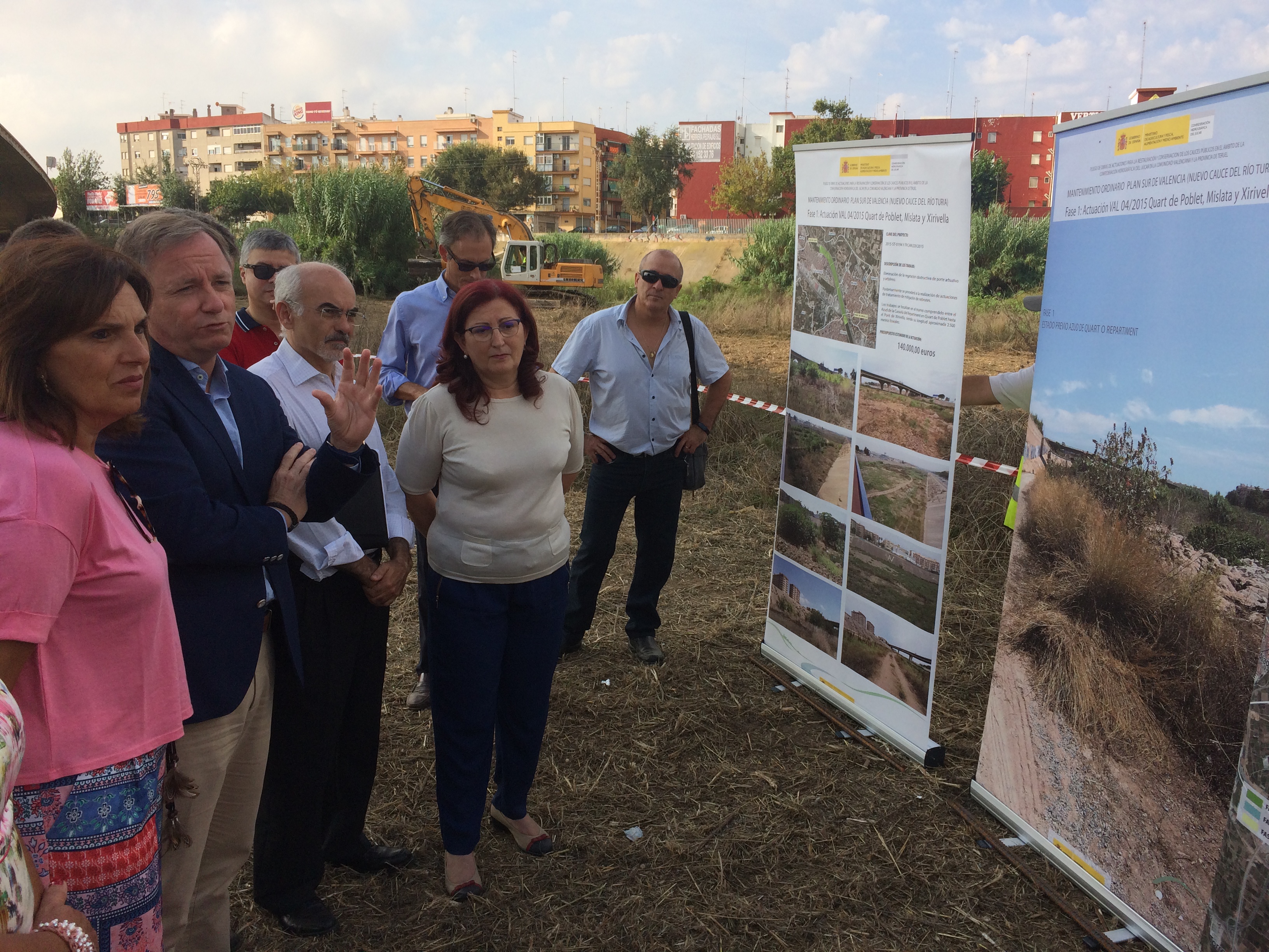 El Gobierno  invierte cerca de medio millón de euros en el mantenimiento de 6,5km del nuevo cauce del río Turia  