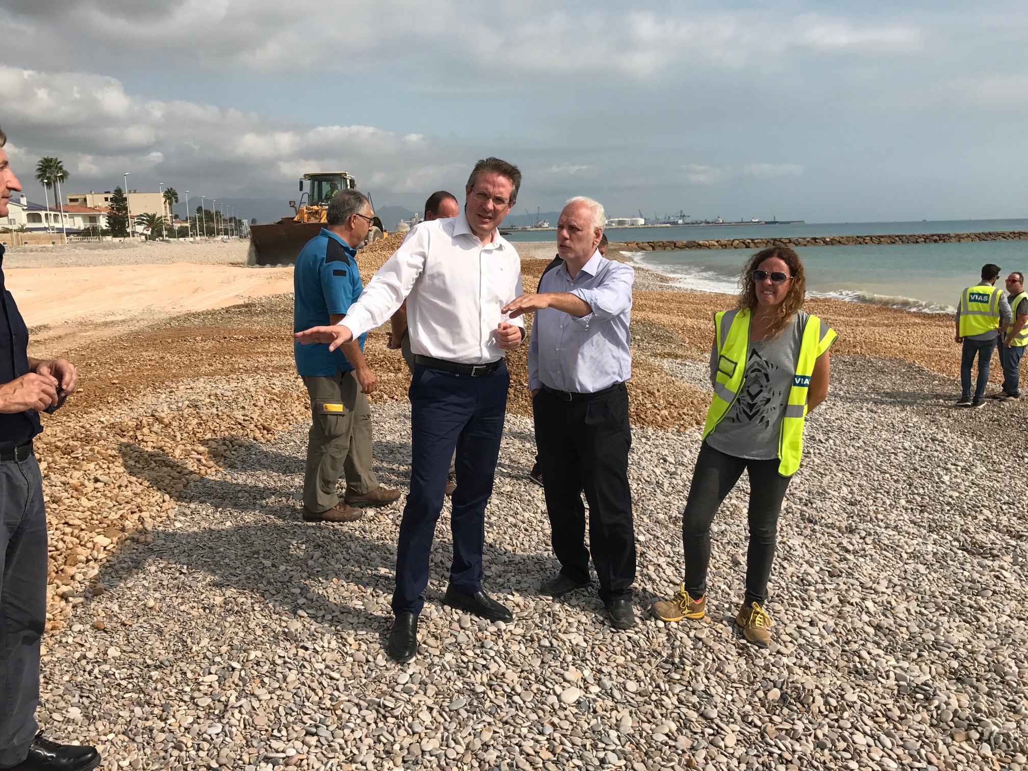 Costas retoma las obras de regeneración de la playa de Benafeli de Almassora con el objetivo de culminarla a finales de octubre 