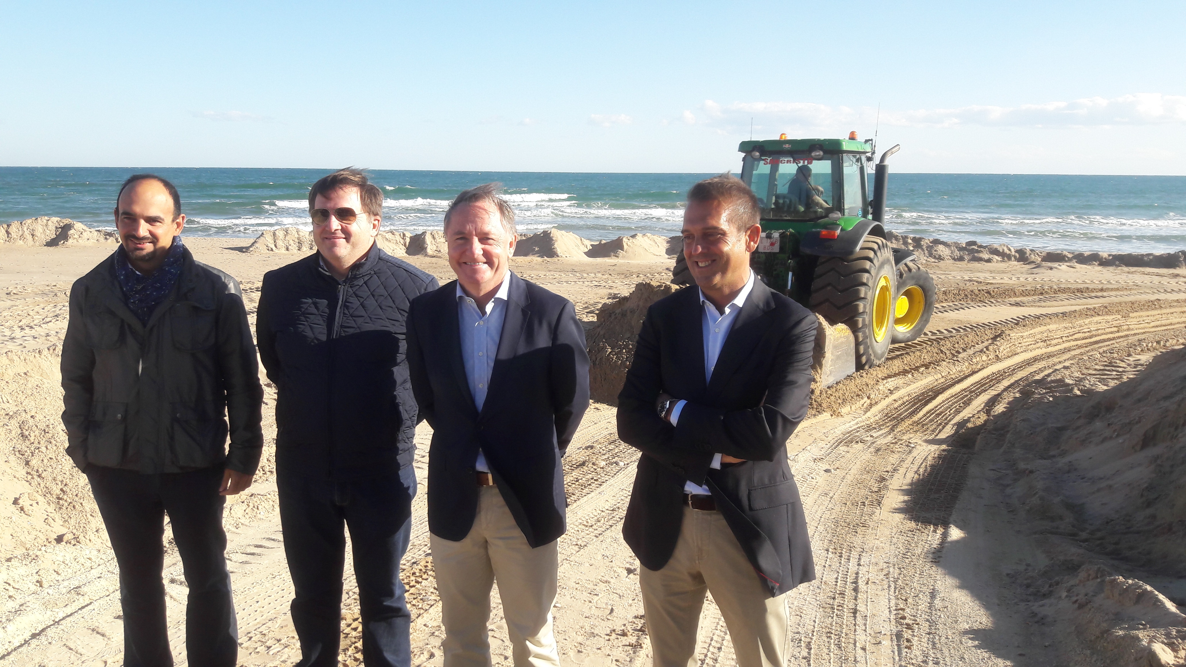 MAPAMA realiza 10 actuaciones preventivas en el litoral de la provincia de Valencia para proteger la costa y minimizar daños ante posibles temporales