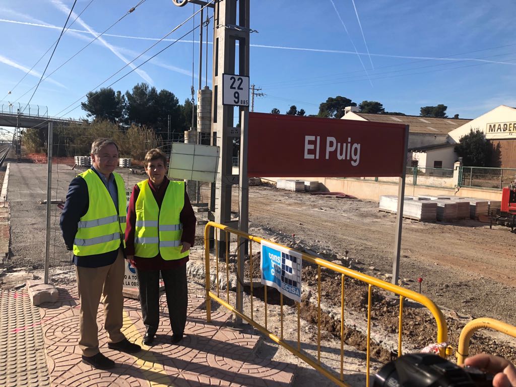 Moragues: “La inversión del Gobierno en obras de mejora de estaciones de la Comunitat Valenciana supera los 18M€”