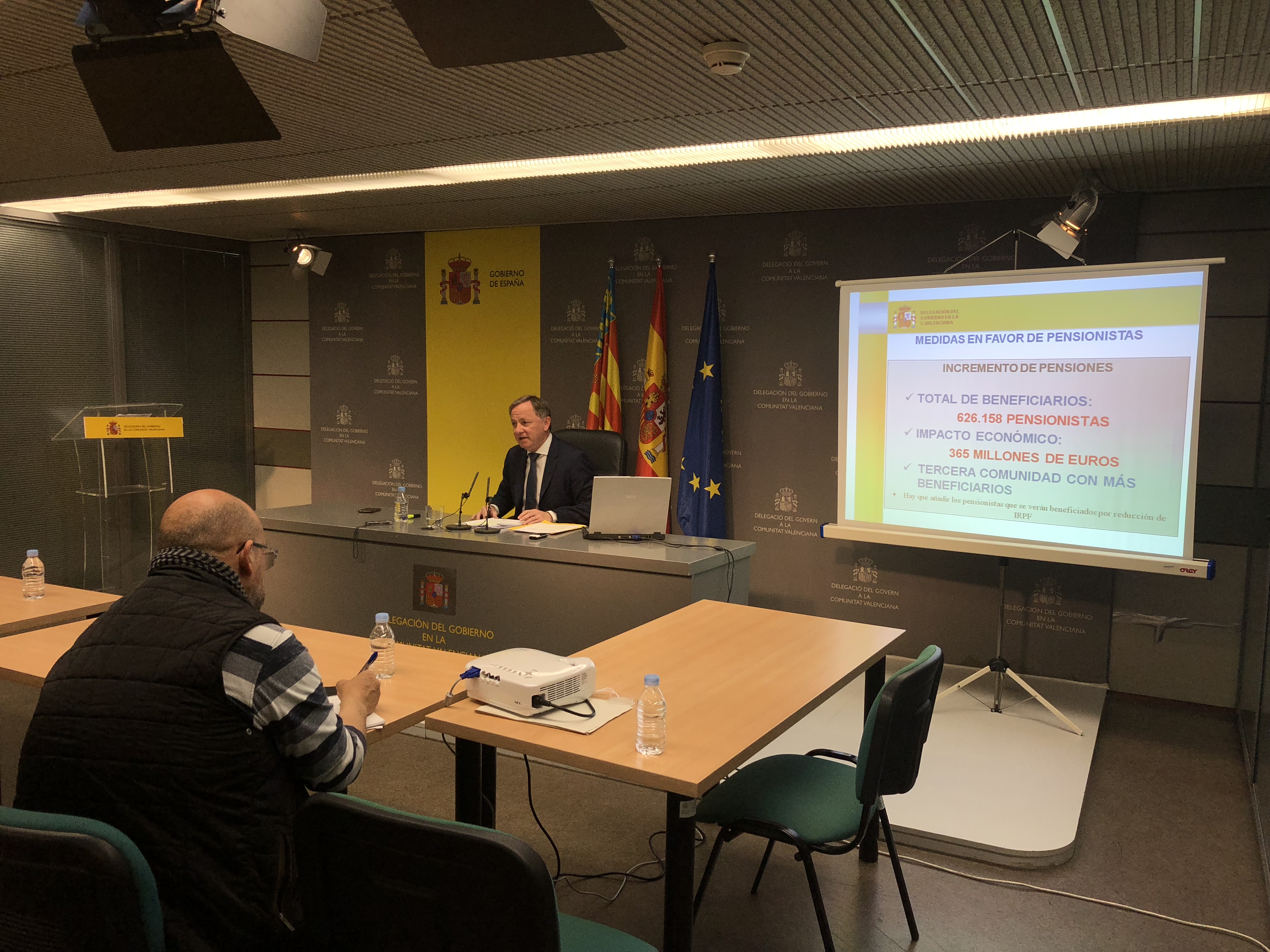 Moragues: “La Comunitat Valenciana es la tercera con más pensionistas beneficiados,  626.158 pensionistas verán aumentados sus pensiones”  