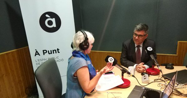 El delegado del Gobierno, Juan Carlos Fulgencio,  entrevistado en À Punt Radio