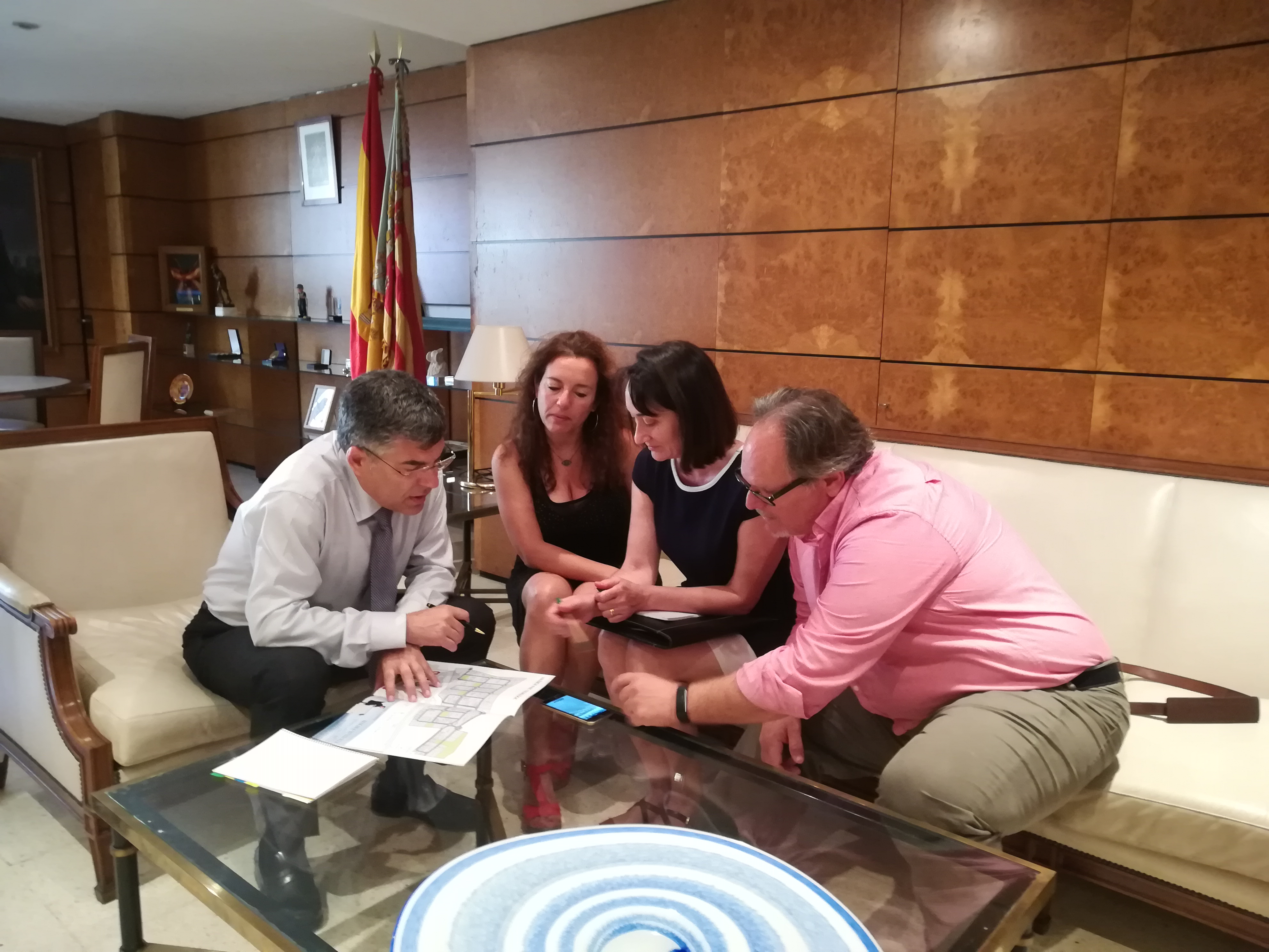 El delegado del Gobierno  se reúne con el vicepresidente de València Parc Tecnològic