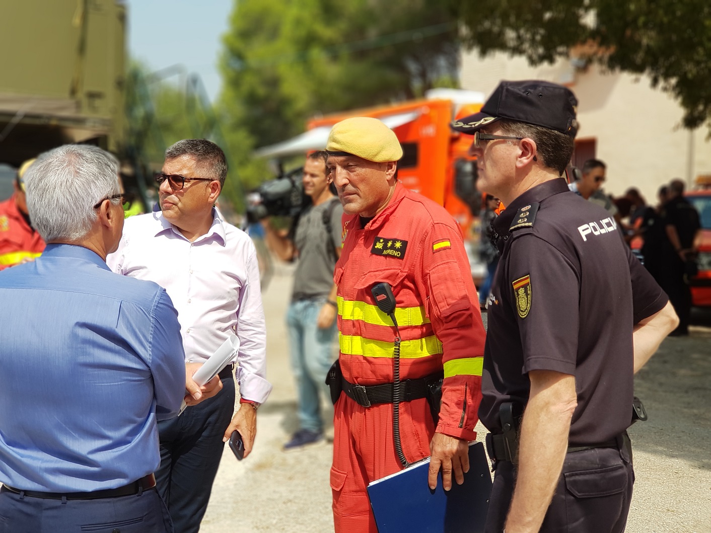 Juan Carlos Fulgencio subraya “el compromiso del Gobierno con los afectados por el incendio de Llutxent” 