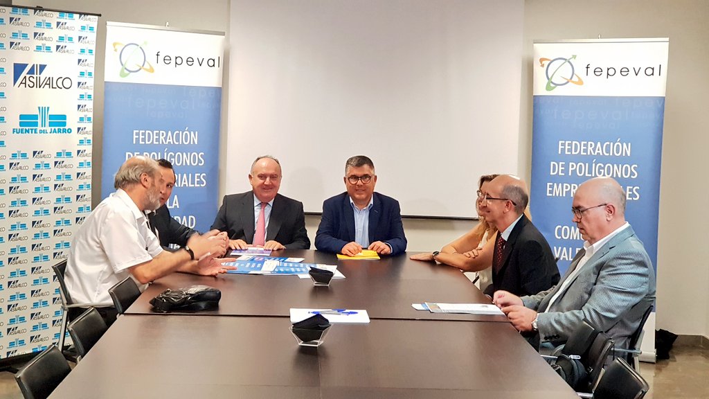
El delegado del Gobierno  se reúne con la Federación de Polígonos Empresariales de la Comunidad Valenciana
