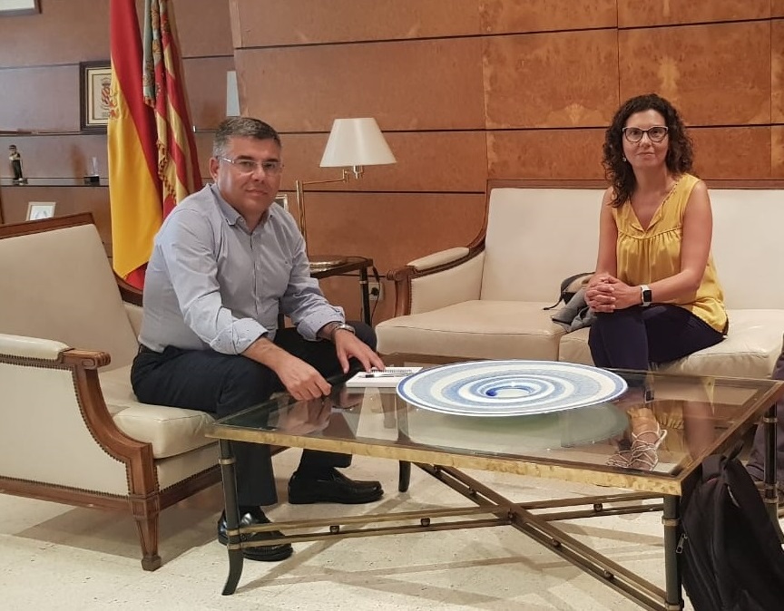 El delegado del Gobierno se reúne con la alcaldesa de Paiporta
