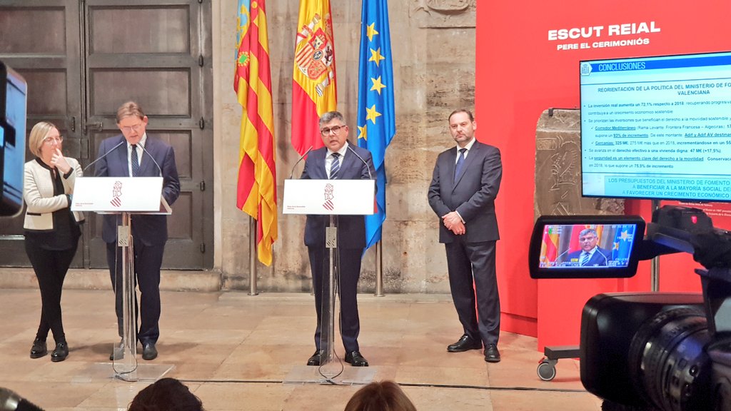 Fulgencio señala que los PGE “saldan una deuda pendiente con la Comunitat Valenciana”