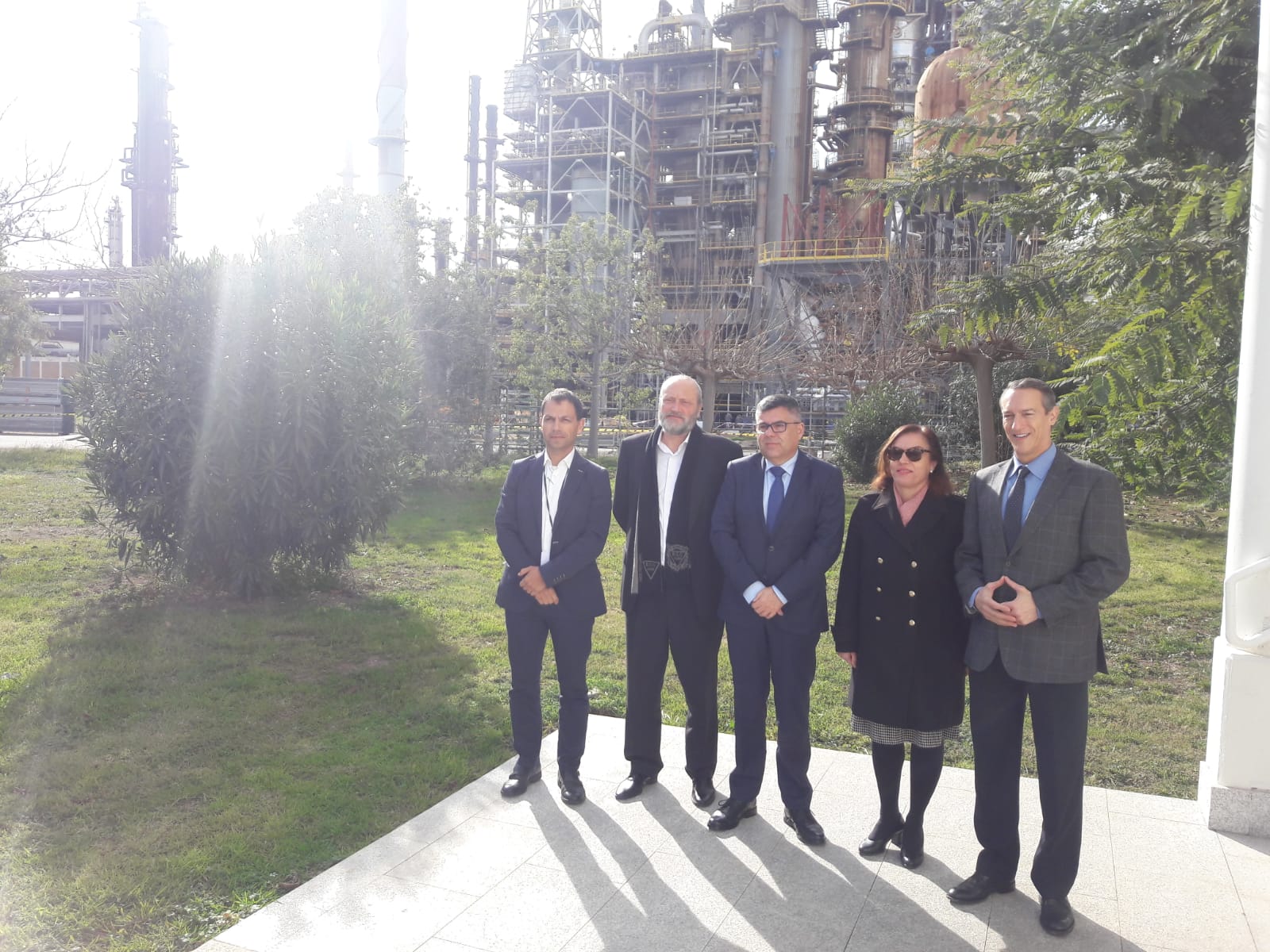 Juan Carlos Fulgencio visita las instalaciones de la BP en Castellón


