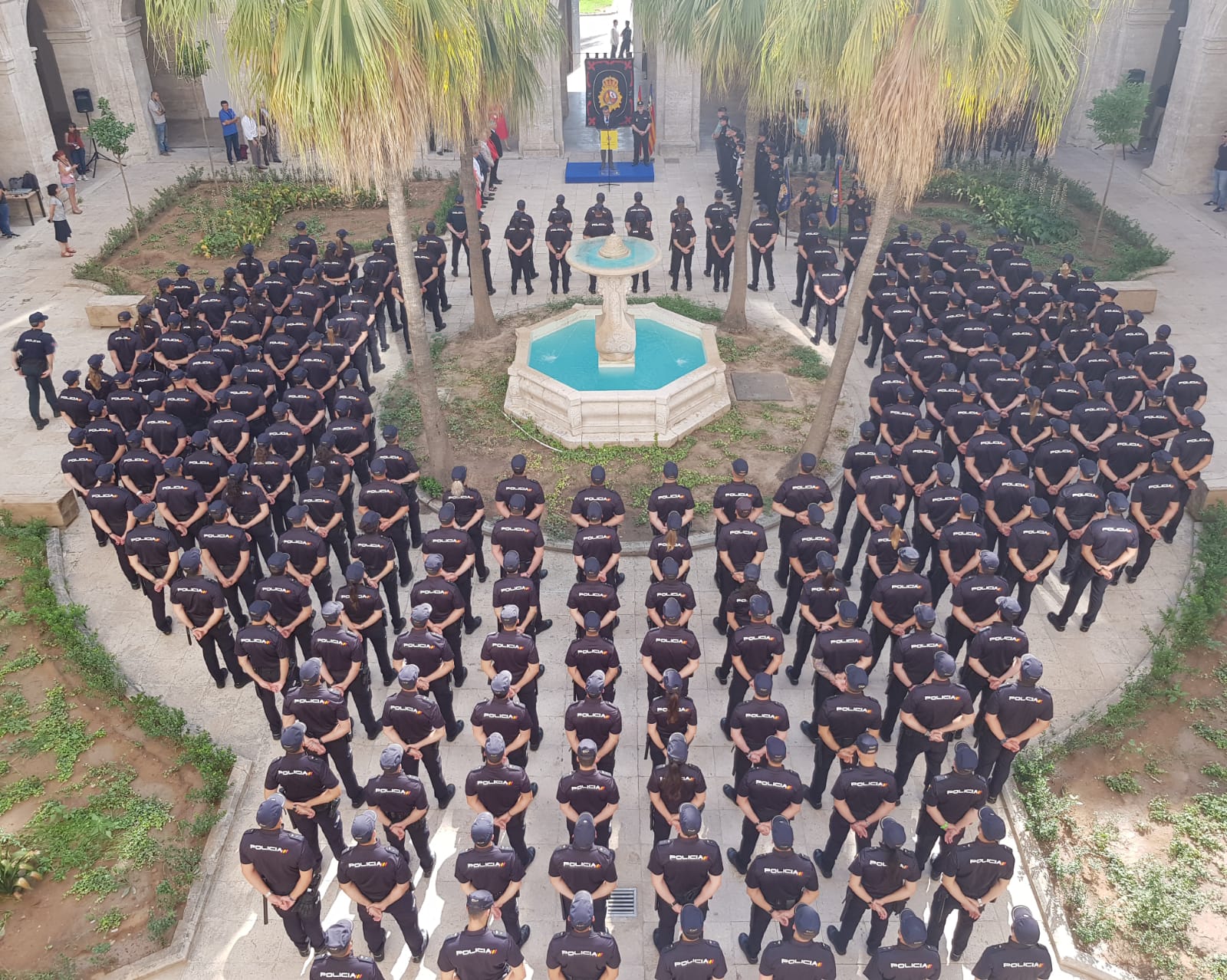 Presentación de los 203 nuevos Policías Nacionales en prácticas para la provincia de Valencia