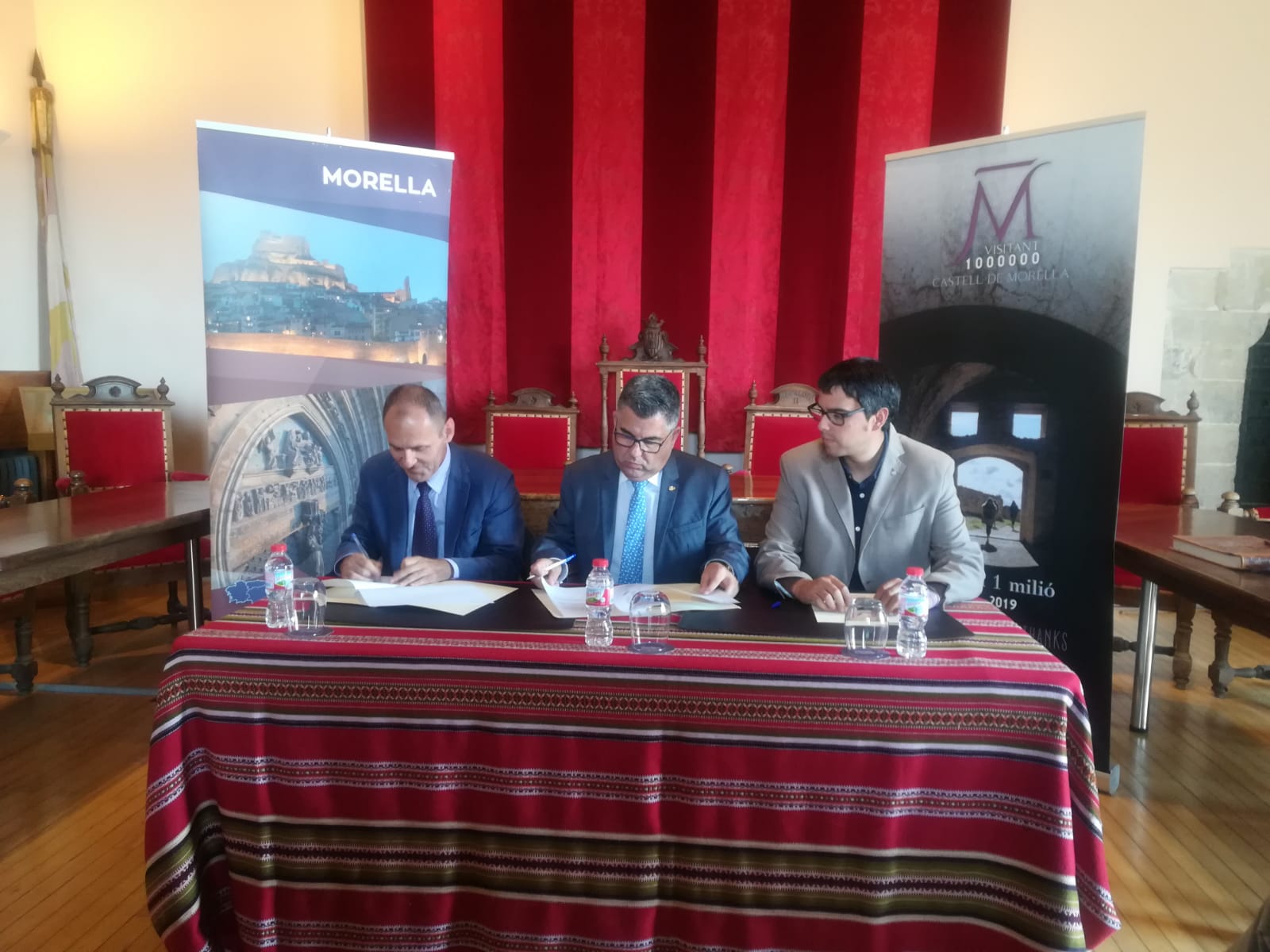 El Ministerio de Cultura entrega las llaves del Castillo y Murallas de Morella al Ayuntamiento para potenciar el uso cultural del espacio 