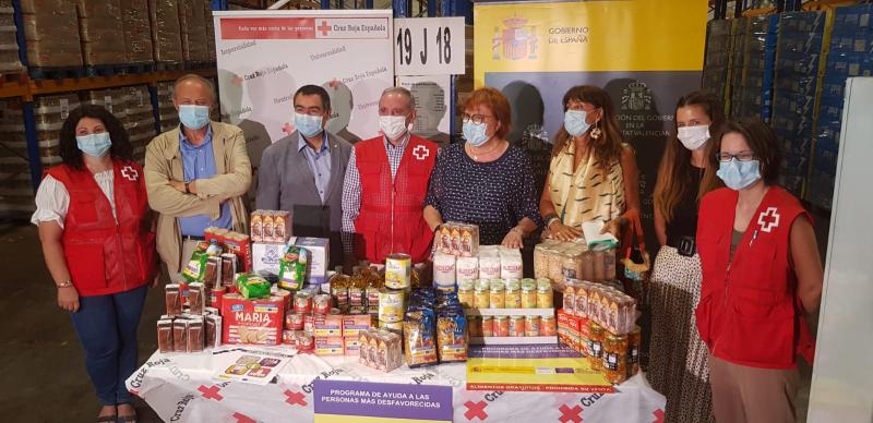 El Gobierno distribuye más de 2,4 millones de kilos de alimentos en la Comunitat Valenciana que beneficiarán a más de 138.000 personas