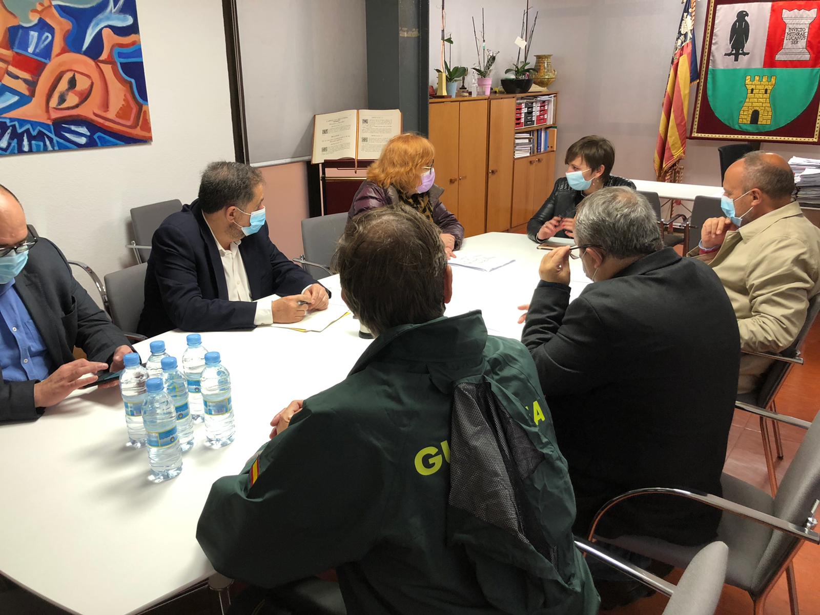 La Delegación del Gobierno en la Comunitat Valenciana  inicia la evaluación de daños de las localidades afectadas por el temporal de los últimos días