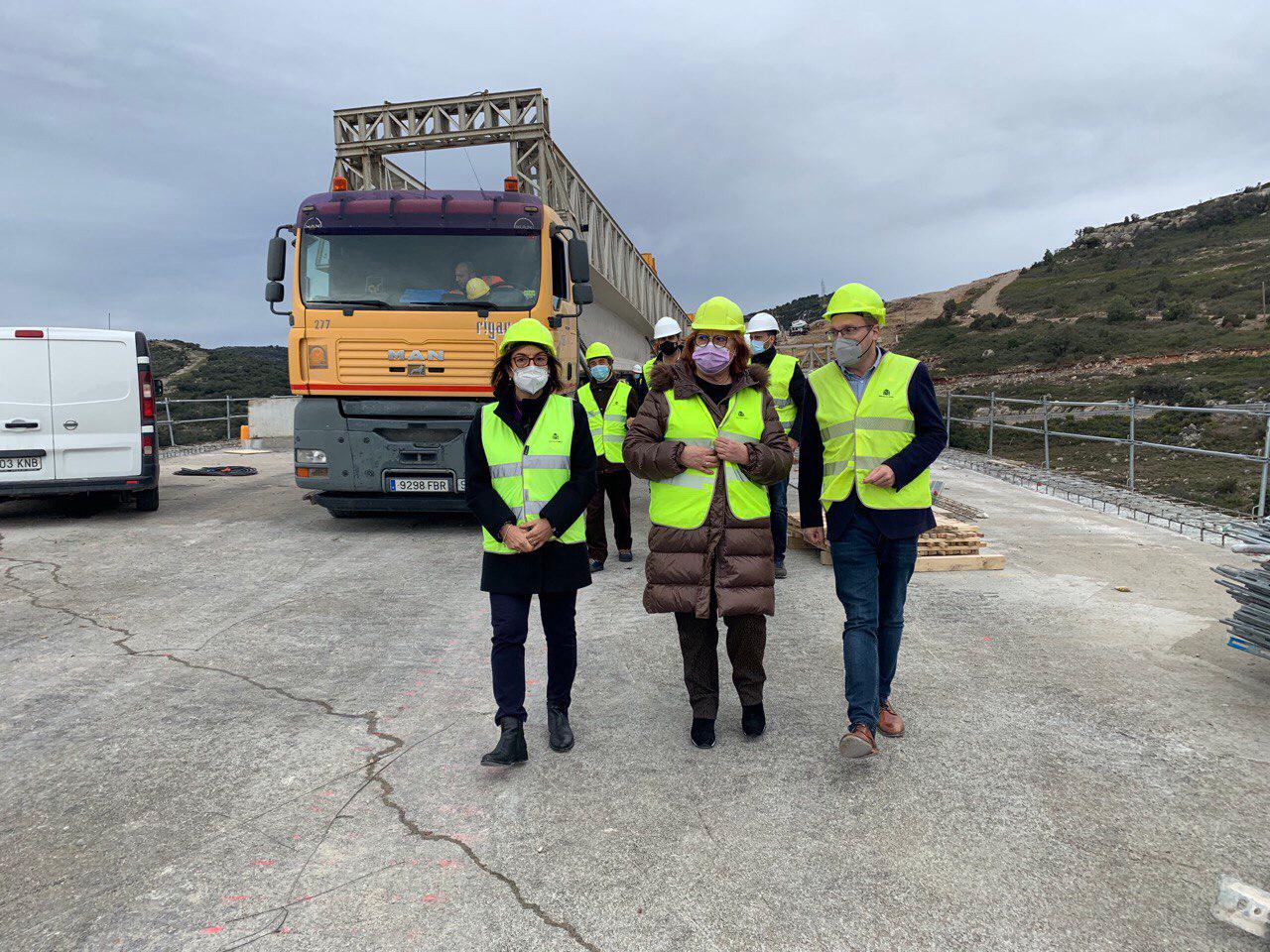 Gloria Calero: “El nuevo trazado del puerto de Querol es una apuesta firme del Gobierno por vertebrar el territorio valenciano”