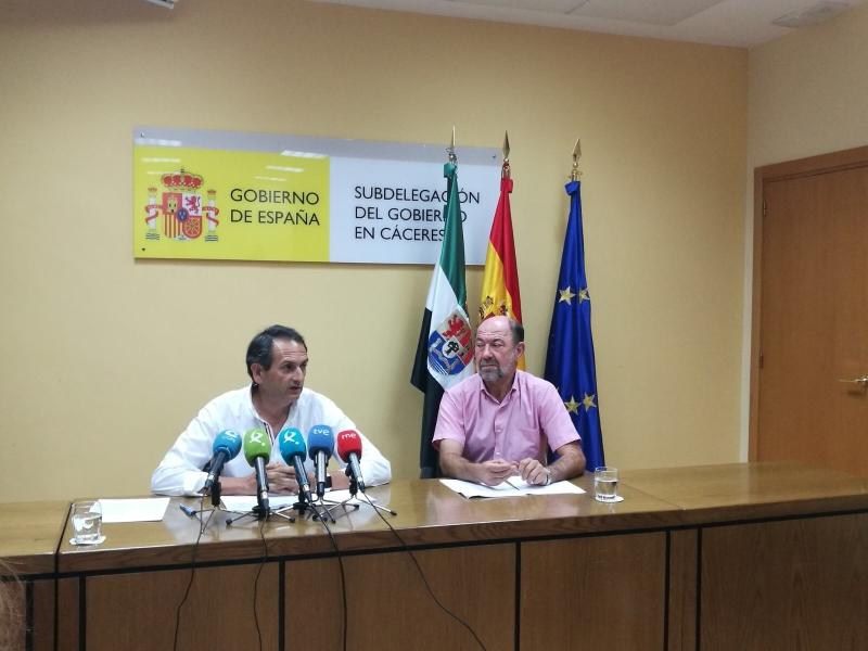 El subdelegado del Gobierno en Cáceres, José Carlos Bote, informó de las ayudas aprobadas