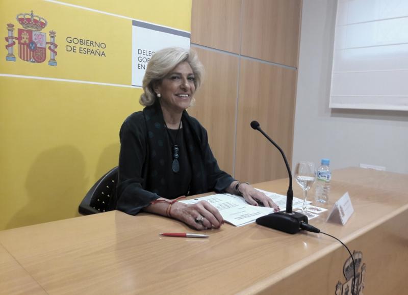 La delegada del Gobierno en Extremadura destacó también el bajo índice de criminalidad que mantiene la región
