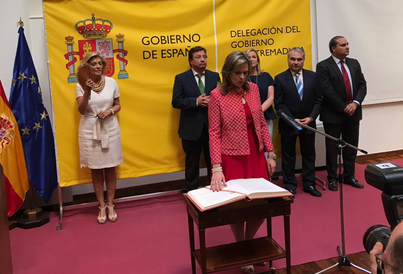 Yolanda García Seco prometió el cargo de delegada del Gobierno en Extremadura