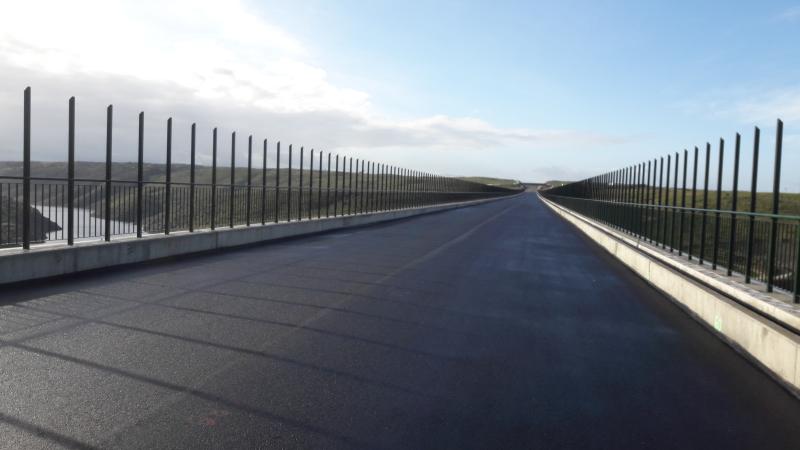 Adif AV finaliza las obras de plataforma del tramo Arroyo de la Charca-Grimaldo en la provincia de Cáceres