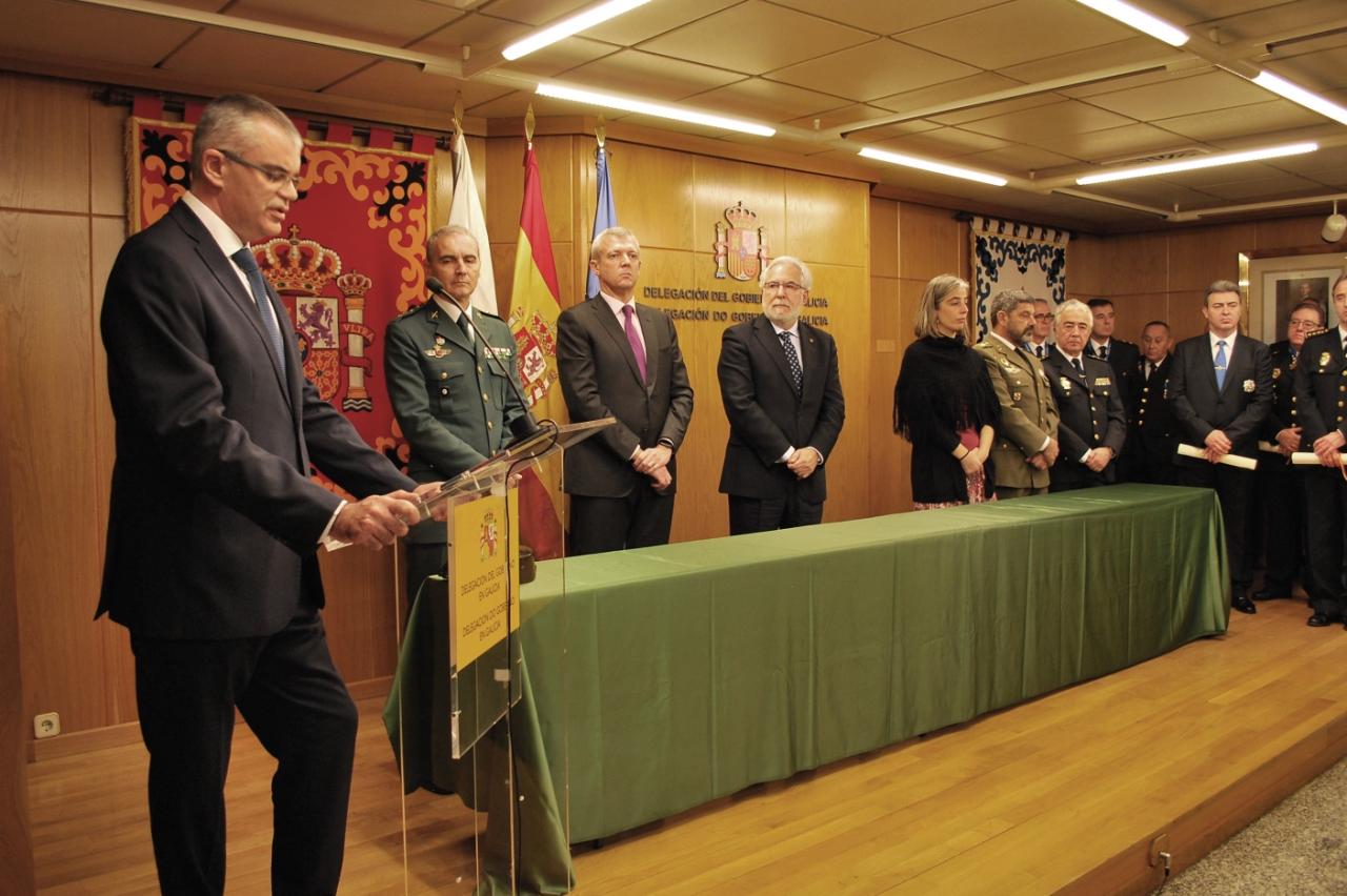 El delegado del Gobierno en el acto de conmemoración del 38 Aniversario de la Constitucion Española
